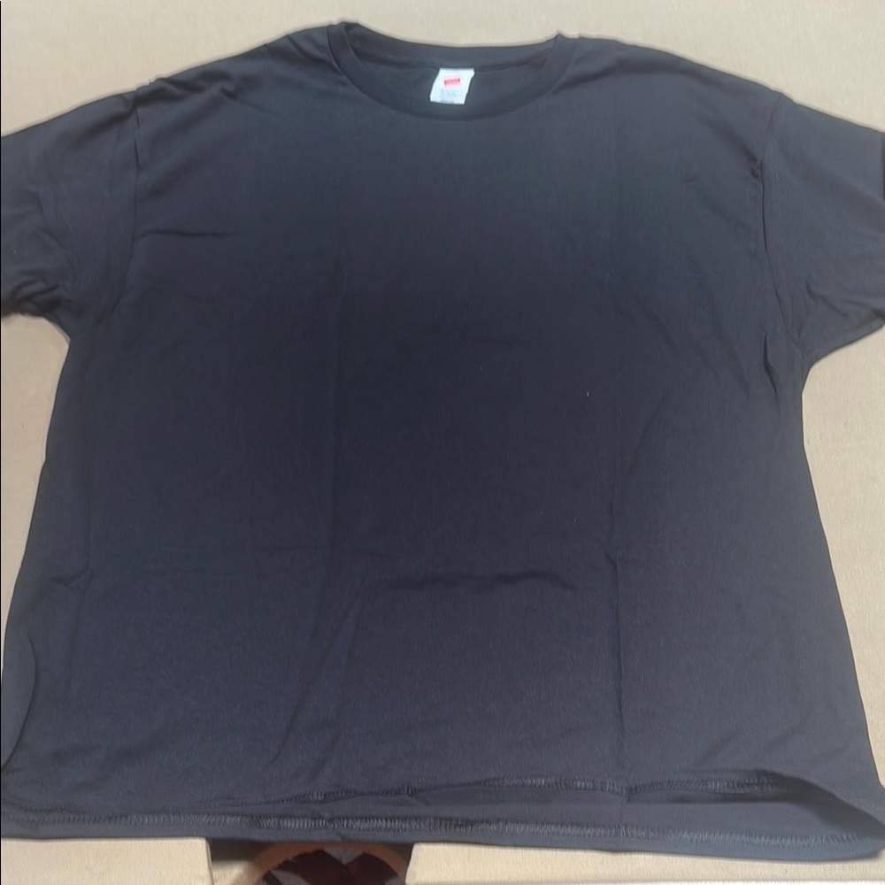 Hanes Classic Black Tee NWOT